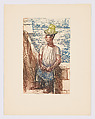 On the Pier (En el Muelle), plate 2 from "8 Aguafuertes a Color" (8 Color Etchings), Alfredo Zalce  Mexican, Color etching