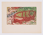 Building a Boat (Construyendo una barca), plate 3 from "8 Aguafuertes a Color" (8 Color Etchings), Alfredo Zalce  Mexican, Color etching