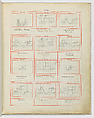 Carriage Draft Book 1893–1905, Brewster &amp; Co. (American, New York), Red ink grid and graphite drawings. Some drawings include notations in graphite and red and black ink.
