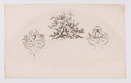 Fan leaf depicting the Apotheosis of Frederick II of Prussia met by Jupiter, Mars, and Apollo, Daniel Nikolaus Chodowiecki  German, Etching