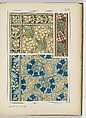 Plants and Their Application to Ornament...in twelve monthly parts, Eugène-Samuel Grasset (French, born Switzerland, Lausanne 1841–1917 Paris), Illustrations: color lithographs