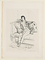 Alexandre Dumas, Achille-Jacques-Jean-Marie Devéria  French, Lithograph