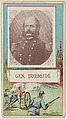 General Burnside, from the "Generals" series (T64), issued by D.H. McAlpin & Co. Tobacco Company, D.H. McAlpin & Co. Tobacco Company  American, Commercial color lithograph