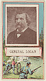 General Logan, from the "Generals" series (T64), issued by D.H. McAlpin & Co. Tobacco Company, D.H. McAlpin & Co. Tobacco Company  American, Commercial color lithograph
