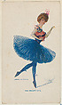 The Ballet Girl, from the "Girls and Men in Costume" series (T65), issued with Golden Eagle Cigars by I. Lewis & Co., I. Lewis & Co., Newark, New Jersey  American, Commercial color lithograph