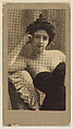 Portrait of a seated woman, from the "Girls" series (T66), issued with Hunter Dog Cigarros by S. Monday & Sons, S. Monday & Sons, Brooklyn, New York  American, Commercial photolithograph