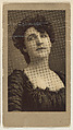 Portrait of a woman looking to the left, from the "Girls" series (T66), issued with Hunter Dog Cigarros by S. Monday & Sons, S. Monday & Sons, Brooklyn, New York  American, Commercial photolithograph
