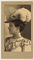 Portrait of a woman with a feathered hat, from the "Girls" series (T66), issued with Hunter Dog Cigarros by S. Monday & Sons, S. Monday & Sons, Brooklyn, New York  American, Commercial photolithograph