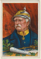 Bismarck, The Iron Chancellor, from the "Heroes of History" series (T68), issued with Miners Extra Smoking Tobacco, Natural Leaf Scrap, and Royal Bengals Little Cigars, Royal Bengals Little Cigars American, Commercial color lithograph