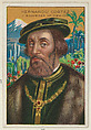 Hernando Cortez, Discoverer of Mexico, from the "Heroes of History" series (T68), issued with Miners Extra Smoking Tobacco, Natural Leaf Scrap, and Royal Bengals Little Cigars, Royal Bengals Little Cigars  American, Commercial color lithograph
