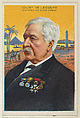 Count de Lesseps, Builder of the Suez Canal, from the "Heroes of History" series (T68), issued with Miners Extra Smoking Tobacco, Natural Leaf Scrap, and Royal Bengals Little Cigars, Royal Bengals Little Cigars American, Commercial color lithograph