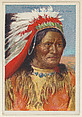 Geronimo, Foe of the White Man, from the "Heroes of History" series (T68), issued with Miners Extra Smoking Tobacco, Natural Leaf Scrap, and Royal Bengals Little Cigars, Royal Bengals Little Cigars  American, Commercial color lithograph