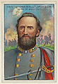 General "Stonewall" Jackson, Hero of Bull Run, from the "Heroes of History" series (T68), issued with Miners Extra Smoking Tobacco, Natural Leaf Scrap, and Royal Bengals Little Cigars, Royal Bengals Little Cigars  American, Commercial color lithograph