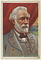 General Robert E. Lee, from the "Heroes of History" series (T68), issued with Miners Extra Smoking Tobacco, Natural Leaf Scrap, and Royal Bengals Little Cigars, Royal Bengals Little Cigars American, Commercial color lithograph