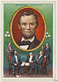 Abraham Lincoln, from the "Heroes of History" series (T68), issued with Miners Extra Smoking Tobacco, Natural Leaf Scrap, and Royal Bengals Little Cigars, Royal Bengals Little Cigars  American, Commercial color lithograph