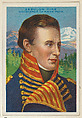 Zebulon Pike, Discoverer of Pikes Peak, from the "Heroes of History" series (T68), issued with Miners Extra Smoking Tobacco, Natural Leaf Scrap, and Royal Bengals Little Cigars, Royal Bengals Little Cigars American, Commercial color lithograph