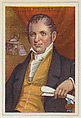 Eli Whitney, Inventor of the Cotton Gin, from the "Heroes of History" series (T68), issued with Miners Extra Smoking Tobacco, Natural Leaf Scrap, and Royal Bengals Little Cigars, Royal Bengals Little Cigars  American, Commercial color lithograph