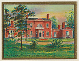 Ashland, Home of Henry Clay, from the "Historic Homes" series (T69), issued with Helmar Cigarettes by S. Anargyros Tobacco Company, S. Anargyros Tobacco Company  American, Commercial color lithograph