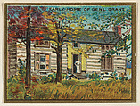 Early Home of General Grant, from the "Historic Homes" series (T69), issued with Helmar Cigarettes by S. Anargyros Tobacco Company, S. Anargyros Tobacco Company  American, Commercial color lithograph