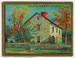 "Home Sweet Home", from the "Historic Homes" series (T69), issued with Helmar Cigarettes by S. Anargyros Tobacco Company, S. Anargyros Tobacco Company  American, Commercial color lithograph
