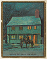 Home of Paul Revere, from the "Historic Homes" series (T69), issued with Helmar Cigarettes by S. Anargyros Tobacco Company, S. Anargyros Tobacco Company  American, Commercial color lithograph