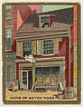 Home of Betsy Ross, from the "Historic Homes" series (T69), issued with Helmar Cigarettes by S. Anargyros Tobacco Company, S. Anargyros Tobacco Company  American, Commercial color lithograph