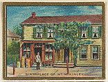 Birthplace of William McKinley, from the "Historic Homes" series (T69), issued with Helmar Cigarettes by S. Anargyros Tobacco Company, S. Anargyros Tobacco Company  American, Commercial color lithograph