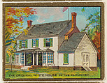 The Original White House on the Pamunkey, from the "Historic Homes" series (T69), issued with Helmar Cigarettes by S. Anargyros Tobacco Company, S. Anargyros Tobacco Company  American, Commercial color lithograph