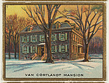 Van Cortlandt Mansion, from the "Historic Homes" series (T69), issued with Helmar Cigarettes by S. Anargyros Tobacco Company, S. Anargyros Tobacco Company  American, Commercial color lithograph