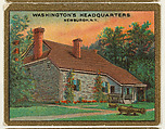Washington's Headquarters, Newburgh, New York, from the "Historic Homes" series (T69), issued with Helmar Cigarettes by S. Anargyros Tobacco Company, S. Anargyros Tobacco Company  American, Commercial color lithograph