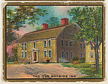 The Old Wayside Inn, from the "Historic Homes" series (T69), issued with Helmar Cigarettes by S. Anargyros Tobacco Company, S. Anargyros Tobacco Company  American, Commercial color lithograph