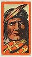 Black Hawk, from the "Indian Series" (T74), issued with Burley Cubs Cigars and Sweetbriar Cigarettes by the Booker Tobacco Company, Booker Tobacco Company, Lynchburg, Virginia American, Commercial color lithograph