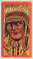 Old Dorion, from the "Indian Series" (T74), issued with Burley Cubs Cigars and Sweetbriar Cigarettes by the Booker Tobacco Company, Booker Tobacco Company, Lynchburg, Virginia American, Commercial color lithograph