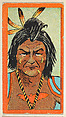 Rawhunt, from the "Indian Series" (T74), issued with Burley Cubs Cigars and Sweetbriar Cigarettes by the Booker Tobacco Company, Booker Tobacco Company, Lynchburg, Virginia American, Commercial color lithograph