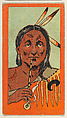 Tomocomo, from the "Indian Series" (T74), issued with Burley Cubs Cigars and Sweetbriar Cigarettes by the Booker Tobacco Company, Booker Tobacco Company, Lynchburg, Virginia American, Commercial color lithograph