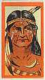 Totopotomi, from the "Indian Series" (T74), issued with Burley Cubs Cigars and Sweetbriar Cigarettes by the Booker Tobacco Company, Booker Tobacco Company, Lynchburg, Virginia American, Commercial color lithograph