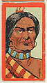 Wife of Powhatan, from the "Indian Series" (T74), issued with Burley Cubs Cigars and Sweetbriar Cigarettes by the Booker Tobacco Company, Booker Tobacco Company, Lynchburg, Virginia American, Commercial color lithograph