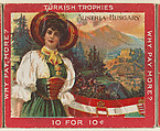 Austria-Hungary, from the Jigsaw Puzzle Pictures series (T76) issued by Turkish Trophies Cigarettes, Turkish Trophies Cigarettes  American, Commercial color lithograph