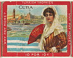 Cuba, from the Jigsaw Puzzle Pictures series (T76) issued by Turkish Trophies Cigarettes, Turkish Trophies Cigarettes American, Commercial color lithograph