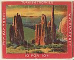 Garden Gods of Colorado, from the Jigsaw Puzzle Pictures series (T76) issued by Turkish Trophies Cigarettes, Turkish Trophies Cigarettes  American, Commercial color lithograph