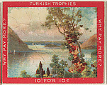 The Hudson from West Point, from the Jigsaw Puzzle Pictures series (T76) issued by Turkish Trophies Cigarettes, Turkish Trophies Cigarettes American, Commercial color lithograph