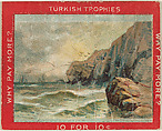 A Rocky Seascape, from the Jigsaw Puzzle Pictures series (T76) issued by Turkish Trophies Cigarettes, Turkish Trophies Cigarettes  American, Commercial color lithograph