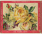 Yellow Roses, from the Jigsaw Puzzle Pictures series (T76) issued by Turkish Trophies Cigarettes, Turkish Trophies Cigarettes  American, Commercial color lithograph