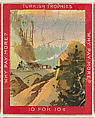 Train Moving Through a Landscape, from the Jigsaw Puzzle Pictures series (T76) issued by Turkish Trophies Cigarettes, Turkish Trophies Cigarettes  American, Commercial color lithograph