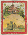 Two Stately Homes, from the Jigsaw Puzzle Pictures series (T76) issued by Turkish Trophies Cigarettes, Turkish Trophies Cigarettes  American, Commercial color lithograph