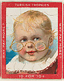 An Infant Wearing Spectacles, from the Jigsaw Puzzle Pictures series (T76) issued by Turkish Trophies Cigarettes, Turkish Trophies Cigarettes  American, Commercial color lithograph