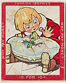 Little Jack Horner, from the Jigsaw Puzzle Pictures series (T76) issued by Turkish Trophies Cigarettes, Turkish Trophies Cigarettes American, Commercial color lithograph