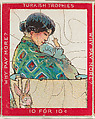 Bye, Baby Bunting, from the Jigsaw Puzzle Pictures series (T76) issued by Turkish Trophies Cigarettes, Turkish Trophies Cigarettes  American, Commercial color lithograph
