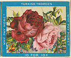 Red and Pink Roses, from the Jigsaw Puzzle Pictures series (T76) issued by Turkish Trophies Cigarettes, Turkish Trophies Cigarettes  American, Commercial color lithograph