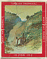 Hilly Landscape, from the Jigsaw Puzzle Pictures series (T76) issued by Turkish Trophies Cigarettes, Turkish Trophies Cigarettes  American, Commercial color lithograph